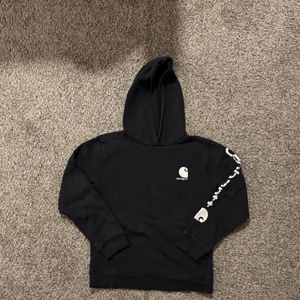 Carhartt Black Pullover with Iconic Logo